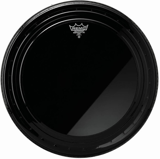 Powerstroke Pro Ebony Bass Drum Head 22"