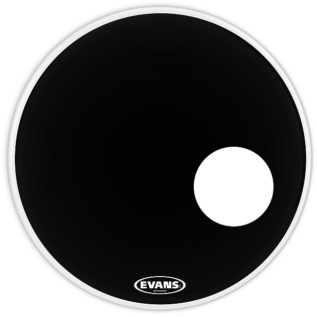 BD22RB EQ3 Resonant Black Bass Drum Head - 22"